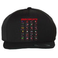 2025 Formula Racing Track Formula Race Circuits 2025 Wool Snapback Cap