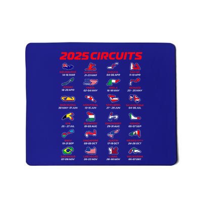 2025 Formula Racing Track Formula Race Circuits 2025 Mousepad