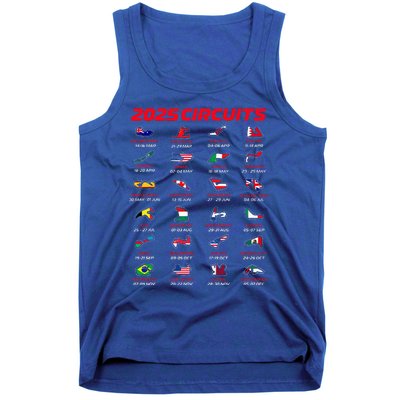 2025 Formula Racing Track Formula Race Circuits 2025 Tank Top