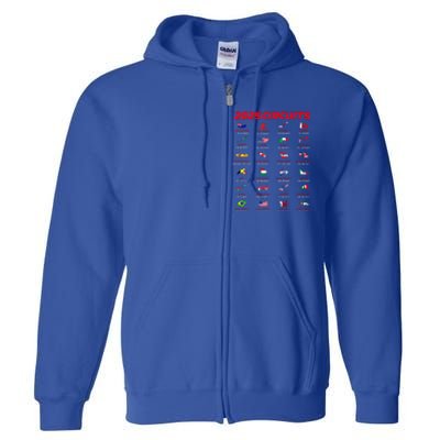 2025 Formula Racing Track Formula Race Circuits 2025 Full Zip Hoodie