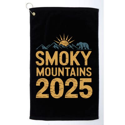 2025 Family Vacation Smoky Mountains Tennessee Souvenirs Gift Golf Towel