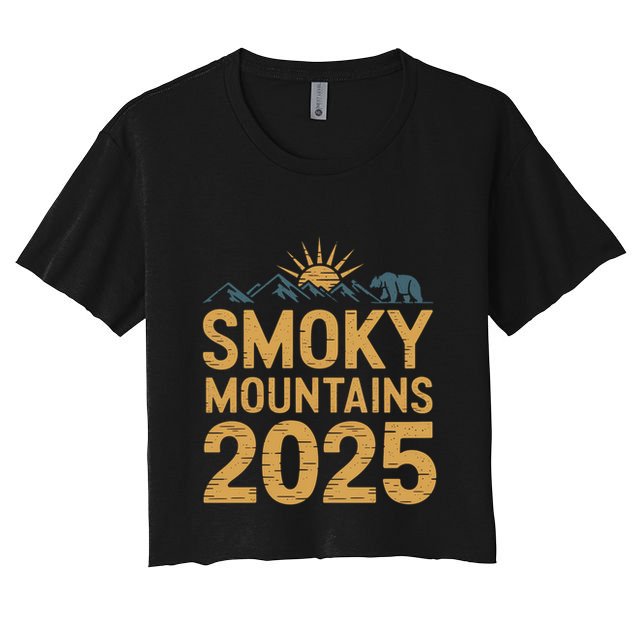 2025 Family Vacation Smoky Mountains Tennessee Souvenirs Gift Crop Top