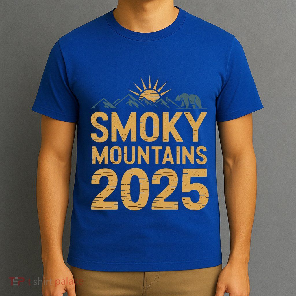 2025 Family Vacation Smoky Mountains Tennessee Souvenirs Gift T-Shirt