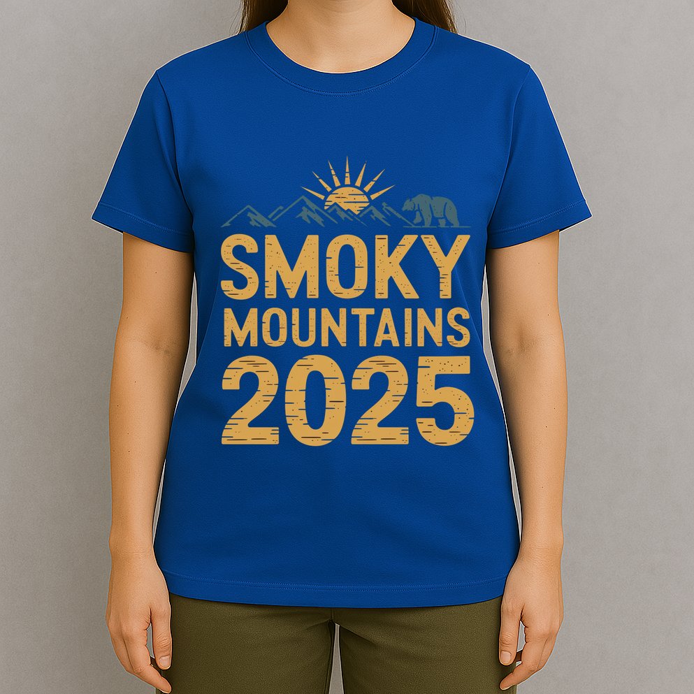 2025 Family Vacation Smoky Mountains Tennessee Souvenirs Gift T-Shirt
