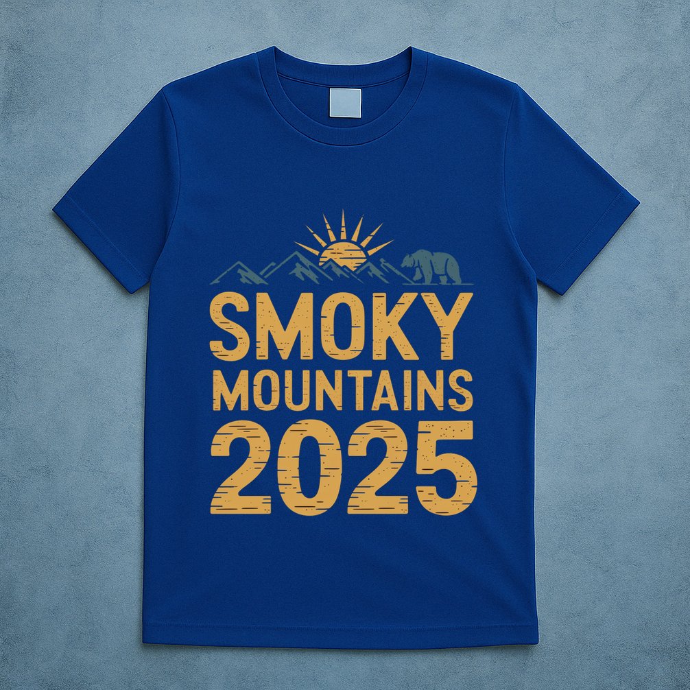 2025 Family Vacation Smoky Mountains Tennessee Souvenirs Gift T-Shirt