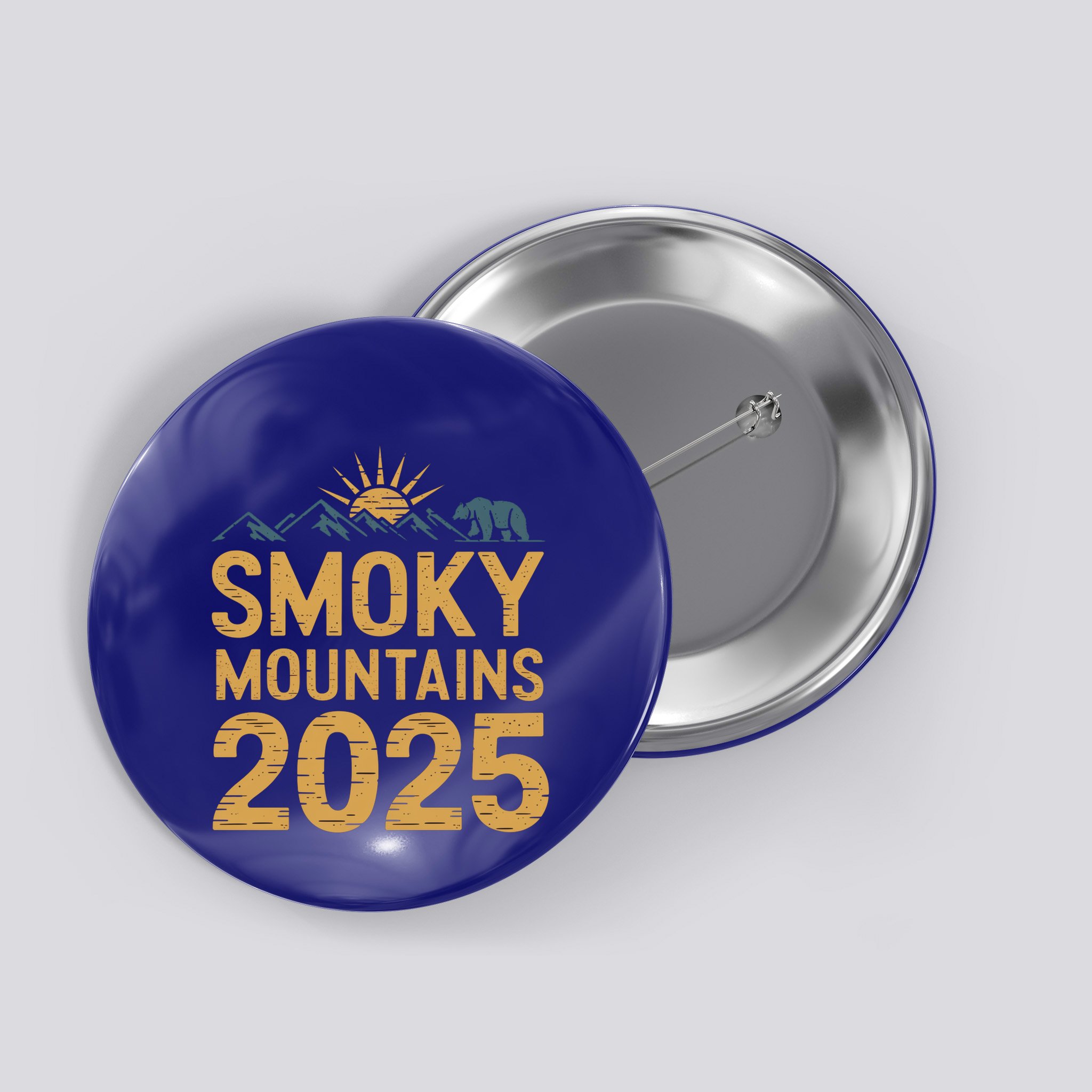 2025 Family Vacation Smoky Mountains Tennessee Souvenirs Gift Button