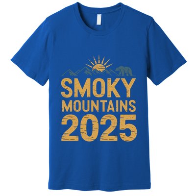 2025 Family Vacation Smoky Mountains Tennessee Souvenirs Gift Premium T-Shirt