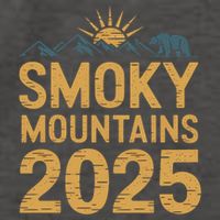 2025 Family Vacation Smoky Mountains Tennessee Souvenirs Gift Vector Backpack