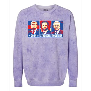 2024 Felon Weirdos Trump Vance Support Rfkj President Rally Colorblast Crewneck Sweatshirt