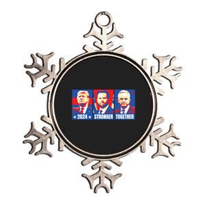 2024 Felon Weirdos Trump Vance Support Rfkj President Rally Metallic Star Ornament