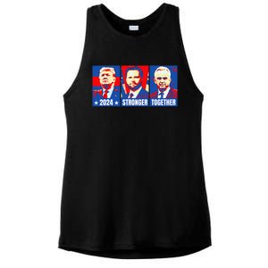 2024 Felon Weirdos Trump Vance Support Rfkj President Rally Ladies PosiCharge Tri-Blend Wicking Tank