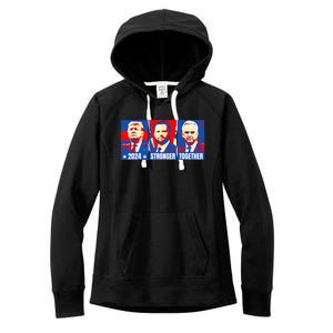 2024 Felon Weirdos Trump Vance Support Rfkj President Rally Women's Fleece Hoodie