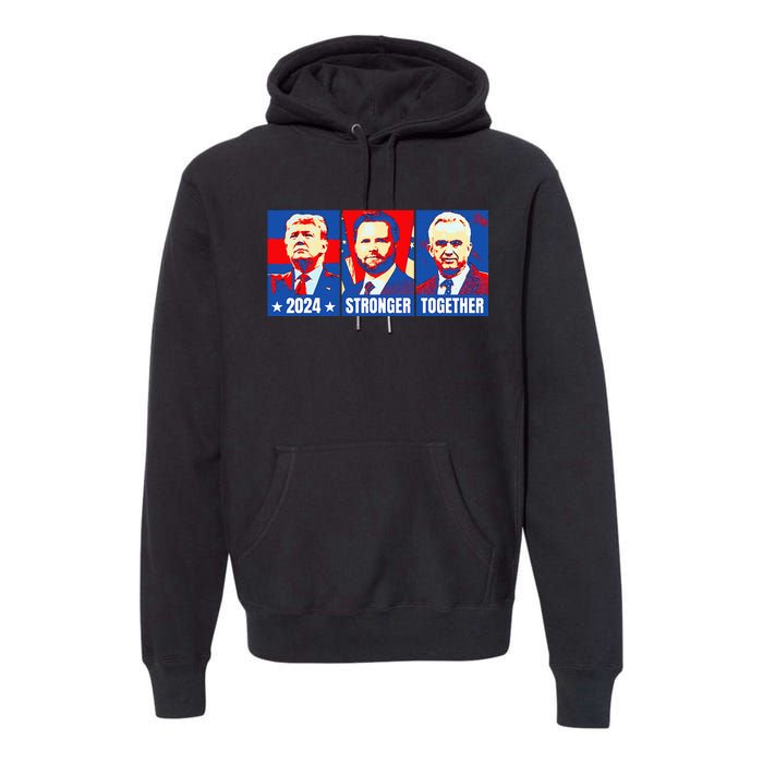 2024 Felon Weirdos Trump Vance Support Rfkj President Rally Premium Hoodie