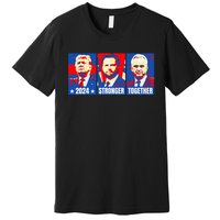 2024 Felon Weirdos Trump Vance Support Rfkj President Rally Premium T-Shirt