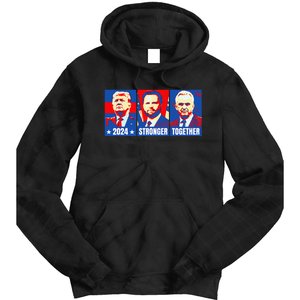 2024 Felon Weirdos Trump Vance Support Rfkj President Rally Tie Dye Hoodie