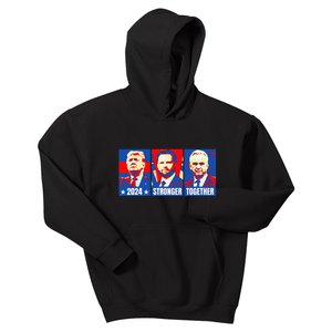 2024 Felon Weirdos Trump Vance Support Rfkj President Rally Kids Hoodie