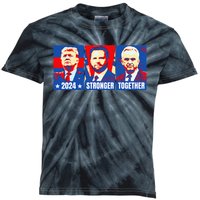 2024 Felon Weirdos Trump Vance Support Rfkj President Rally Kids Tie-Dye T-Shirt