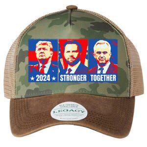 2024 Felon Weirdos Trump Vance Support Rfkj President Rally Legacy Tie Dye Trucker Hat