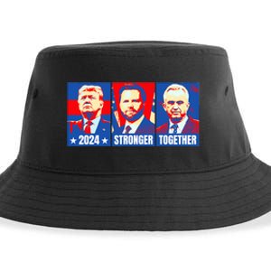 2024 Felon Weirdos Trump Vance Support Rfkj President Rally Sustainable Bucket Hat