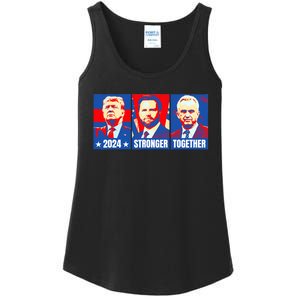 2024 Felon Weirdos Trump Vance Support Rfkj President Rally Ladies Essential Tank