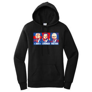 2024 Felon Weirdos Trump Vance Support Rfkj President Rally Women's Pullover Hoodie