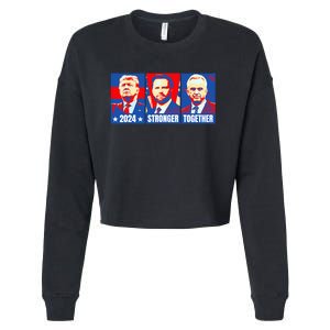 2024 Felon Weirdos Trump Vance Support Rfkj President Rally Cropped Pullover Crew