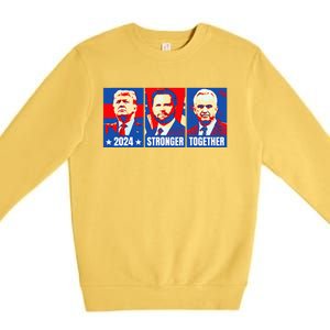 2024 Felon Weirdos Trump Vance Support Rfkj President Rally Premium Crewneck Sweatshirt