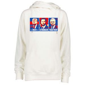 2024 Felon Weirdos Trump Vance Support Rfkj President Rally Womens Funnel Neck Pullover Hood