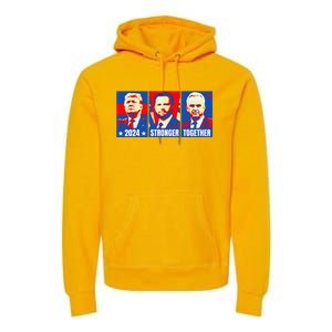 2024 Felon Weirdos Trump Vance Support Rfkj President Rally Premium Hoodie