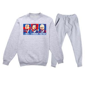 2024 Felon Weirdos Trump Vance Support Rfkj President Rally Premium Crewneck Sweatsuit Set