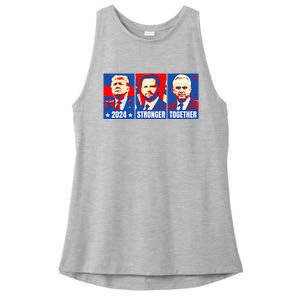 2024 Felon Weirdos Trump Vance Support Rfkj President Rally Ladies PosiCharge Tri-Blend Wicking Tank