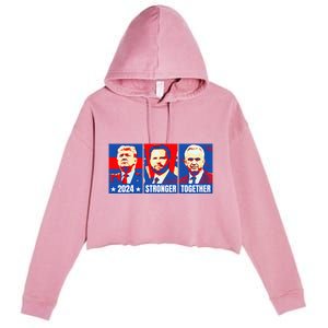 2024 Felon Weirdos Trump Vance Support Rfkj President Rally Crop Fleece Hoodie