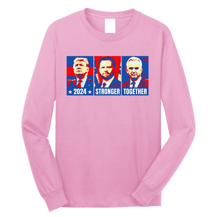 2024 Felon Weirdos Trump Vance Support Rfkj President Rally Long Sleeve Shirt