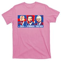 2024 Felon Weirdos Trump Vance Support Rfkj President Rally T-Shirt