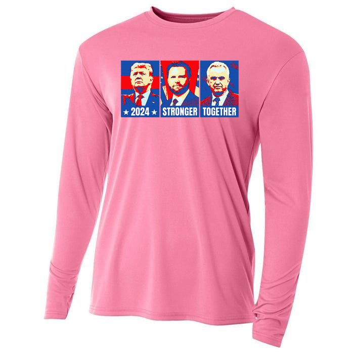 2024 Felon Weirdos Trump Vance Support Rfkj President Rally Cooling Performance Long Sleeve Crew