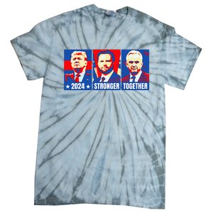 2024 Felon Weirdos Trump Vance Support Rfkj President Rally Tie-Dye T-Shirt