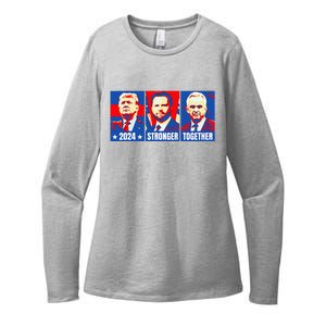 2024 Felon Weirdos Trump Vance Support Rfkj President Rally Womens CVC Long Sleeve Shirt