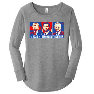 2024 Felon Weirdos Trump Vance Support Rfkj President Rally Women's Perfect Tri Tunic Long Sleeve Shirt