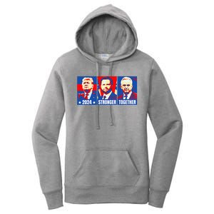 2024 Felon Weirdos Trump Vance Support Rfkj President Rally Women's Pullover Hoodie