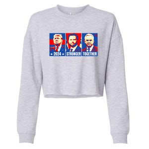 2024 Felon Weirdos Trump Vance Support Rfkj President Rally Cropped Pullover Crew