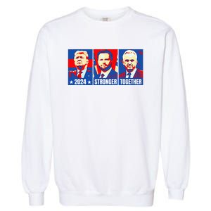 2024 Felon Weirdos Trump Vance Support Rfkj President Rally Garment-Dyed Sweatshirt