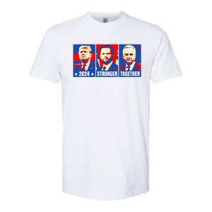 2024 Felon Weirdos Trump Vance Support Rfkj President Rally Softstyle CVC T-Shirt