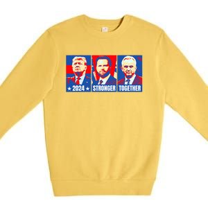 2024 Felon Weirdos Trump Vance Support Rfkj President Rally Premium Crewneck Sweatshirt