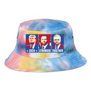 2024 Felon Weirdos Trump Vance Support Rfkj President Rally Tie Dye Newport Bucket Hat