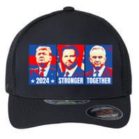 2024 Felon Weirdos Trump Vance Support Rfkj President Rally Flexfit Unipanel Trucker Cap