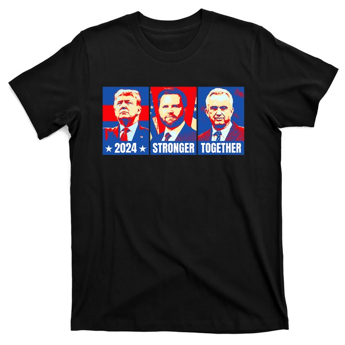 2024 Felon Weirdos Trump Vance Support Rfkj President Rally T-Shirt