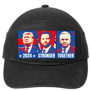 2024 Felon Weirdos Trump Vance Support Rfkj President Rally 7-Panel Snapback Hat