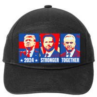 2024 Felon Weirdos Trump Vance Support Rfkj President Rally 7-Panel Snapback Hat