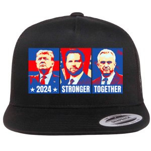 2024 Felon Weirdos Trump Vance Support Rfkj President Rally Flat Bill Trucker Hat