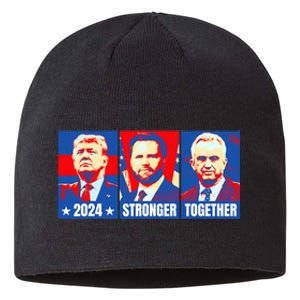 2024 Felon Weirdos Trump Vance Support Rfkj President Rally Sustainable Beanie